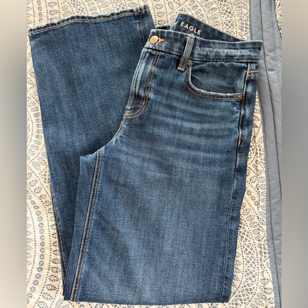 Like NEW! AE Stretch Curvy High-Waisted Stovepipe Jean